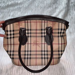 Burberry haymarket shoulder bag